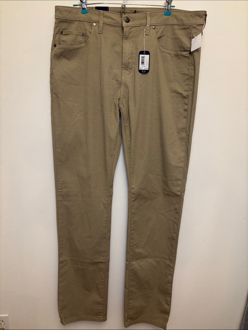 Johnnie-O Atlas Stretch 5-Pocket Pants – Khaki – 35x34 – NWT